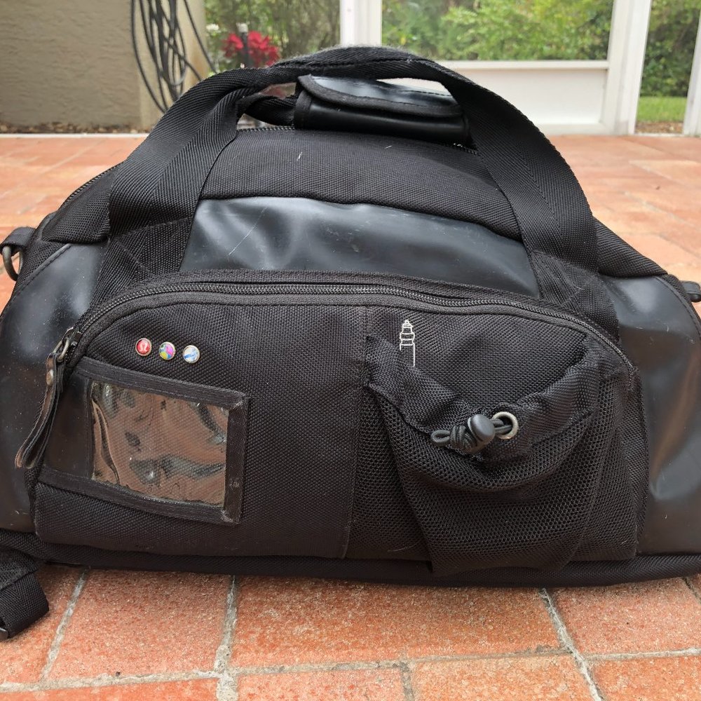 vintage lululemon travel/gym convertible backpack/duffel 21x14x9 - $100